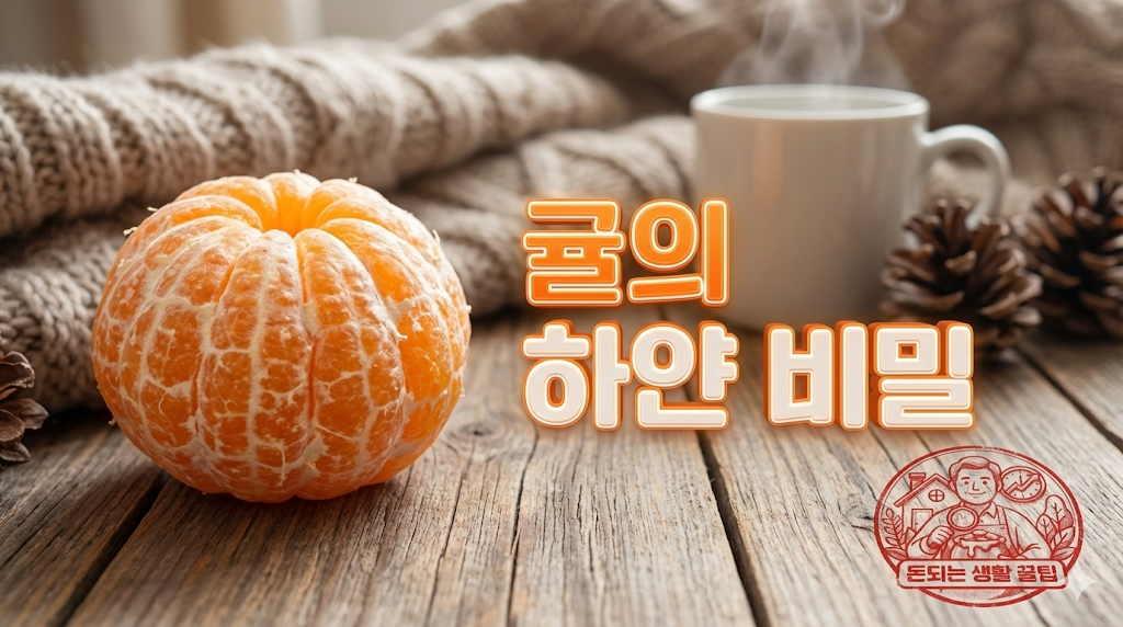 귤에 붙은 하얀 줄의 비밀이미지