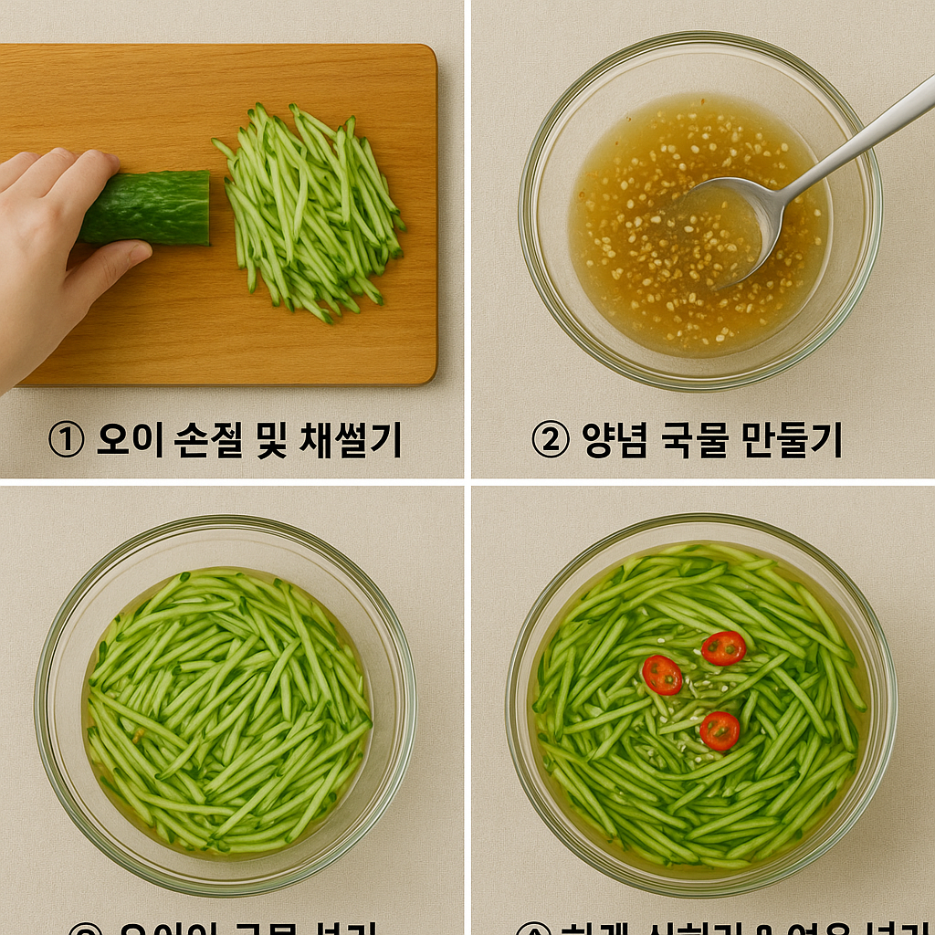 오이냉국 만드는 법