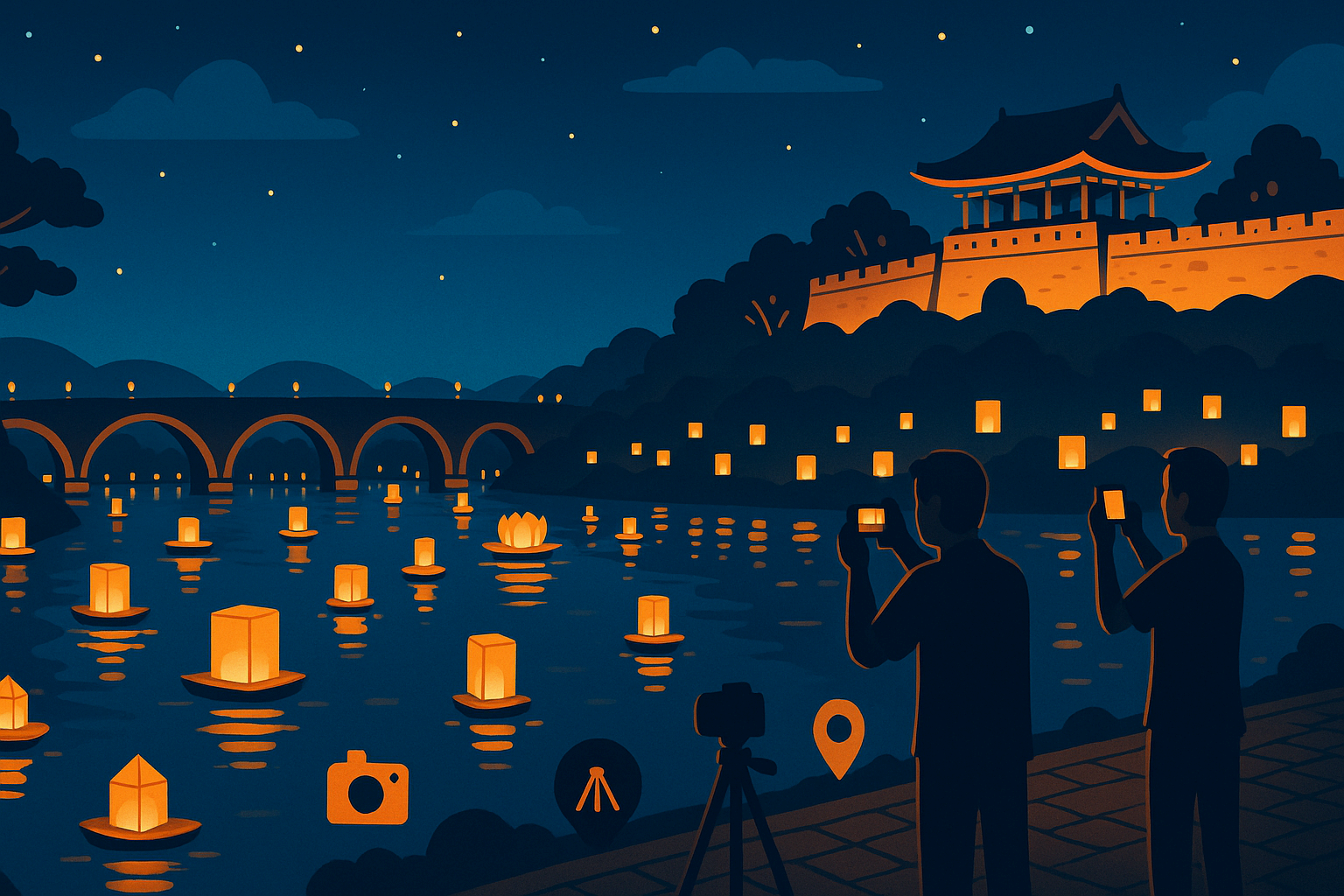 진주 남강유등축제 관람팁 / 포토스팟 총정리