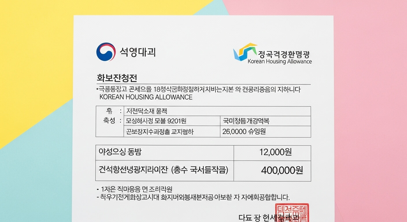 주거급여 수급자