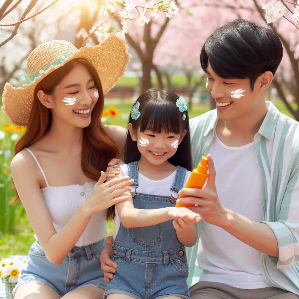 봄철 야외활동에 필수, 자외선 차단제