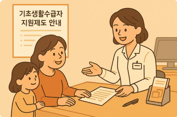 기초생활수급자 제도에 관련된 이미지