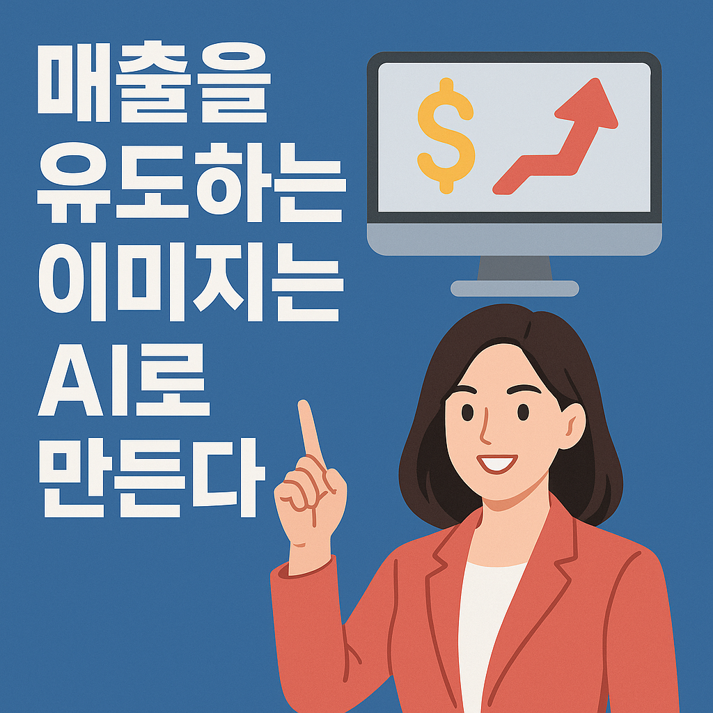 매출을 유도하는 이미지는 AI로 만든다
