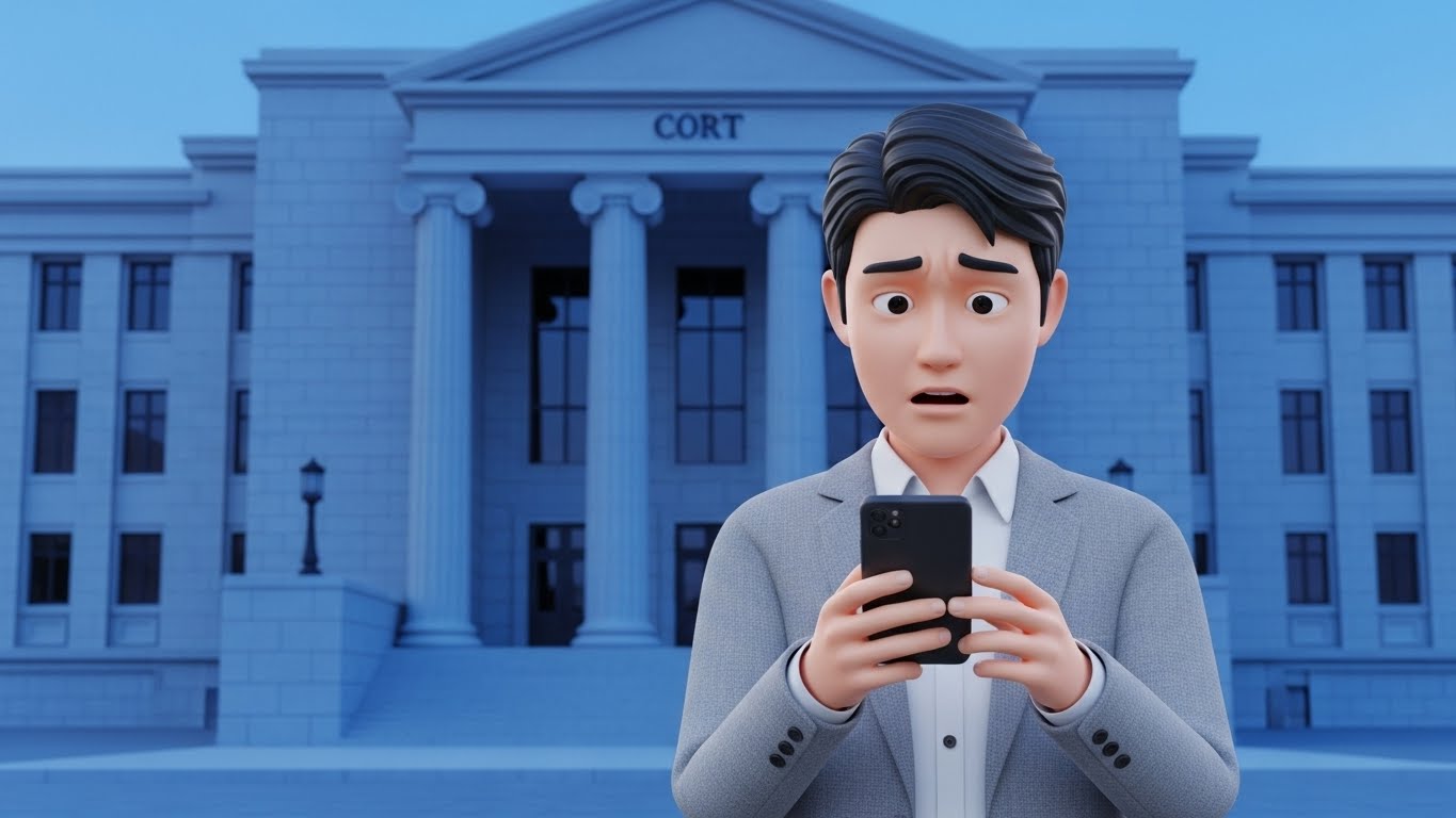 법원 '나의 사건검색' 올바른 입력 방법