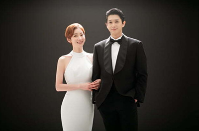 왕지원 결혼 사진