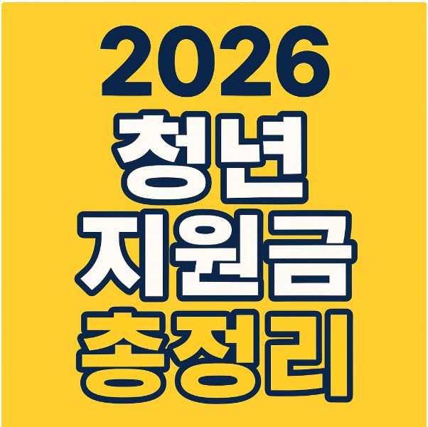 2026 청년지원금 총정리