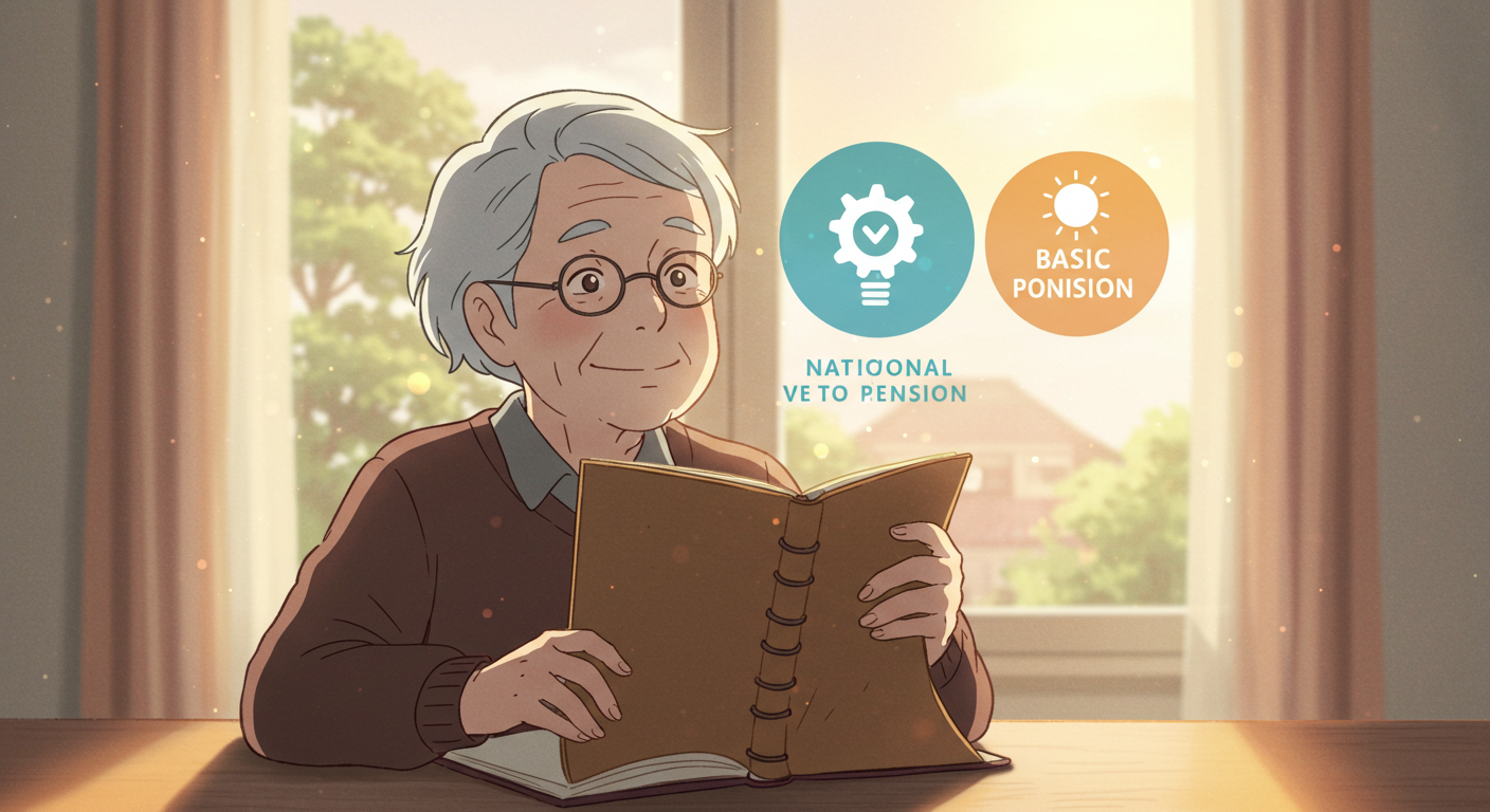 두 연금 제도를 이해하고 안도하는 수급자