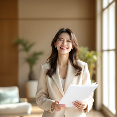 사업주가 지원금 전액 지급 소식을 듣고 기뻐하는 장면 