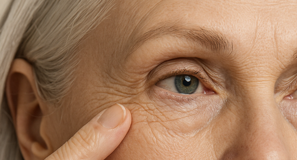 눈밑주름 없애는 방법-눈가마사지