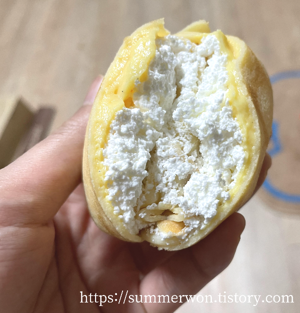 커스터드 맛 크림 사진