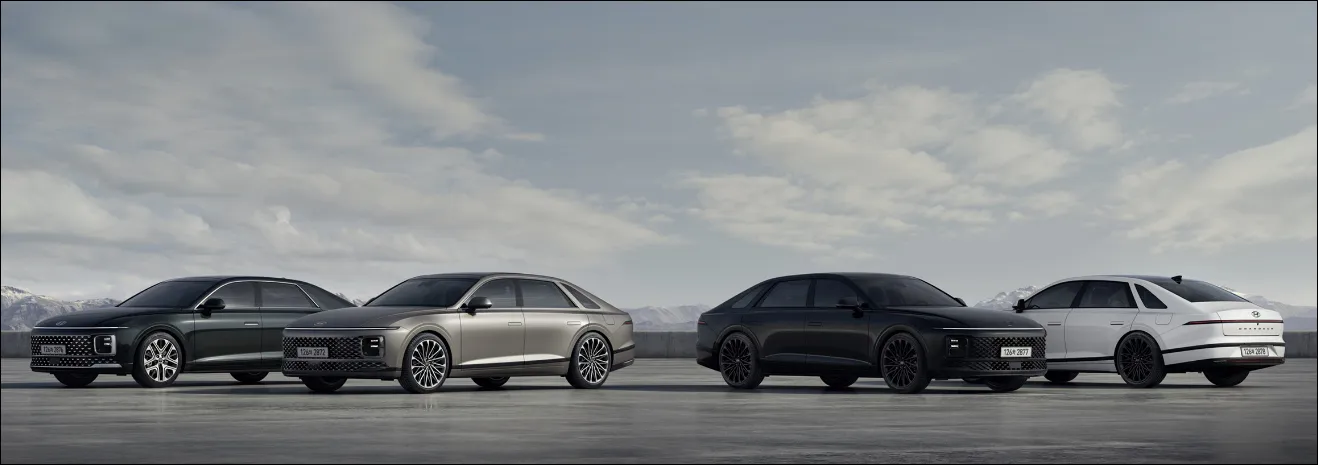 그랜저 하이브리드 캘리그래피 4대