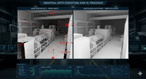 노이즈가 심한 원본과 필터링된 결과 비교