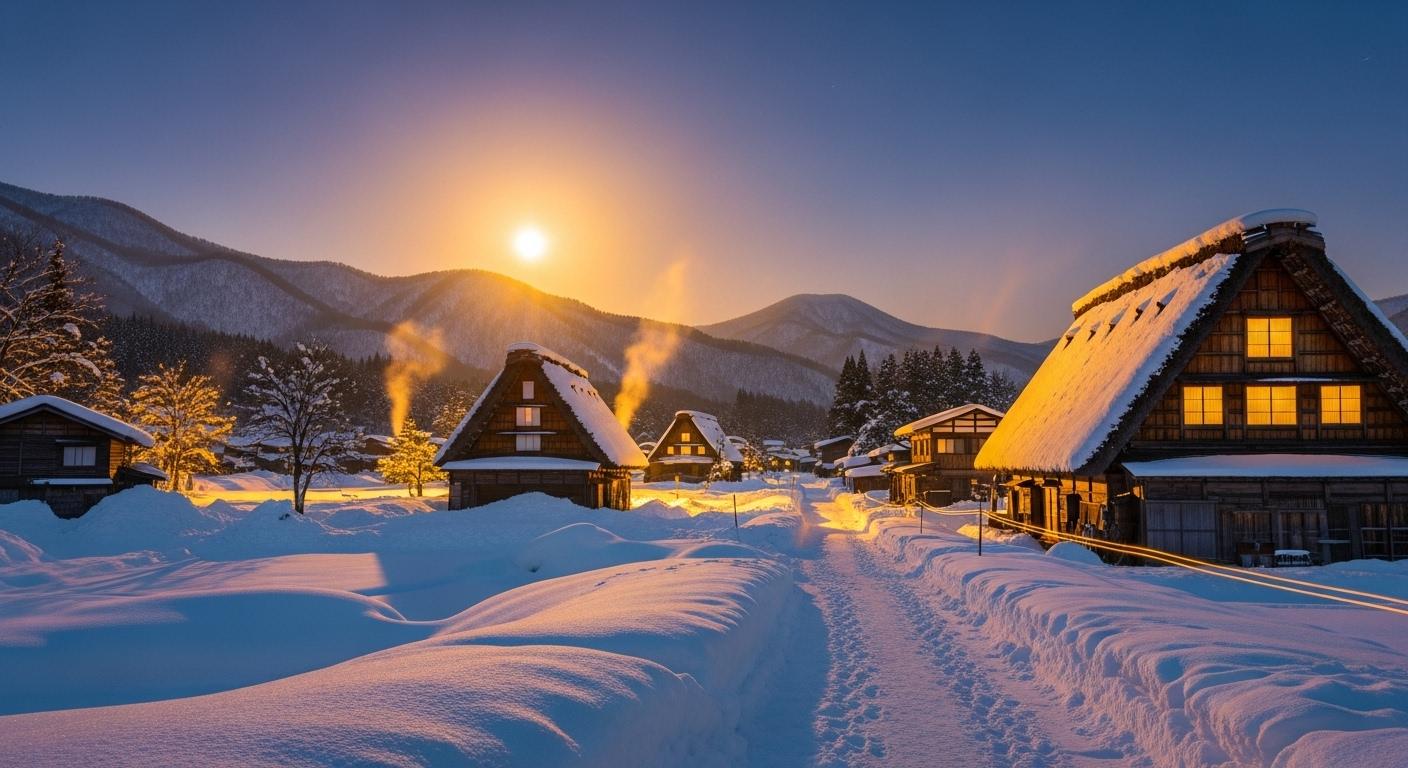 겨울 따뜻한 일본여행 추천