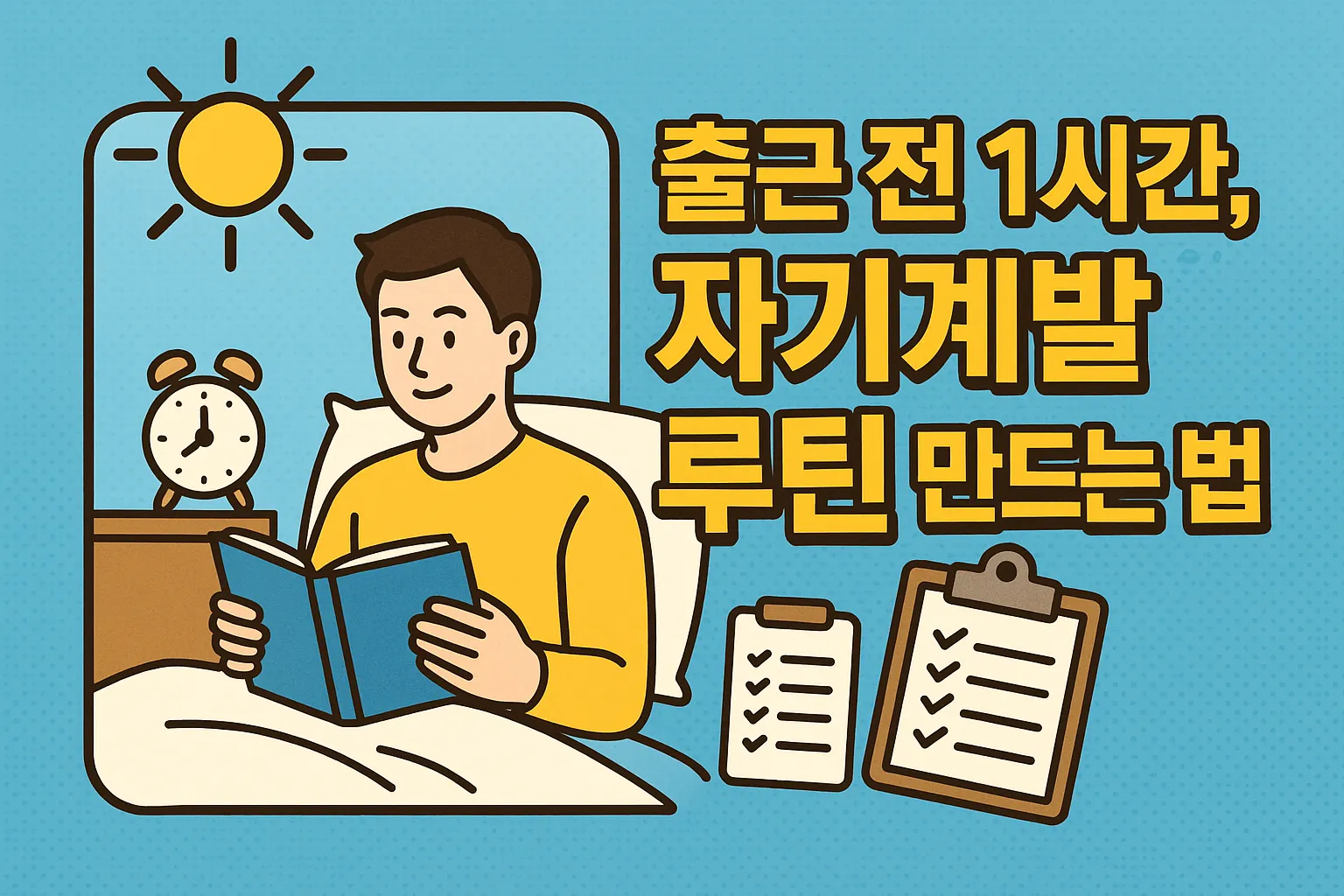 출근 전 1시간, 인생을 바꾸는 자기계발 루틴 만드는 법