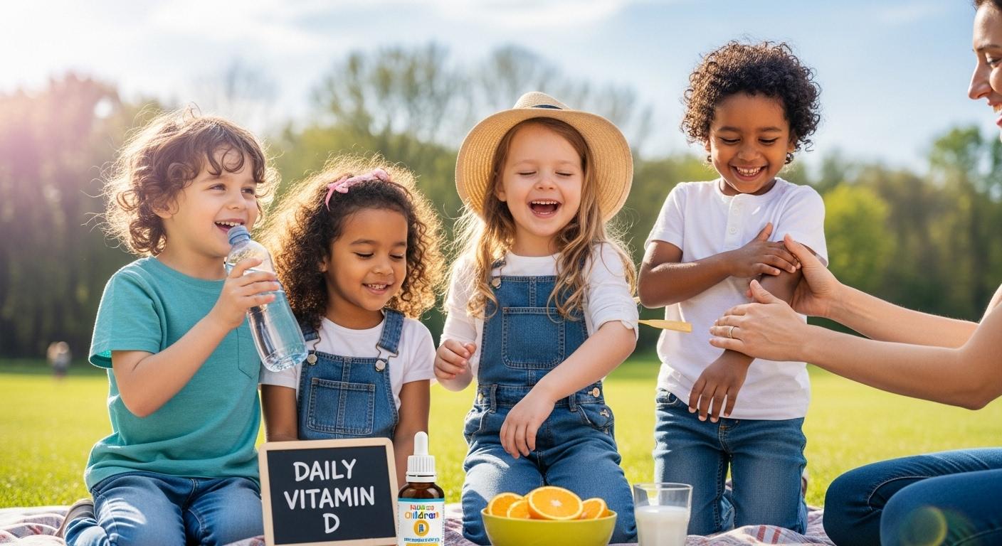 어린이 비타민d 권장량 mg