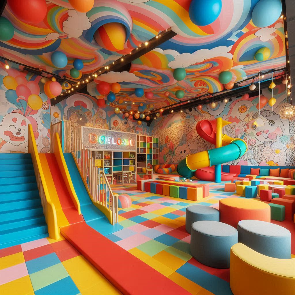 키즈카페 배경