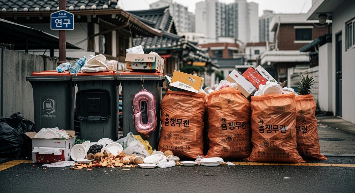 연제구 추석 쓰레기