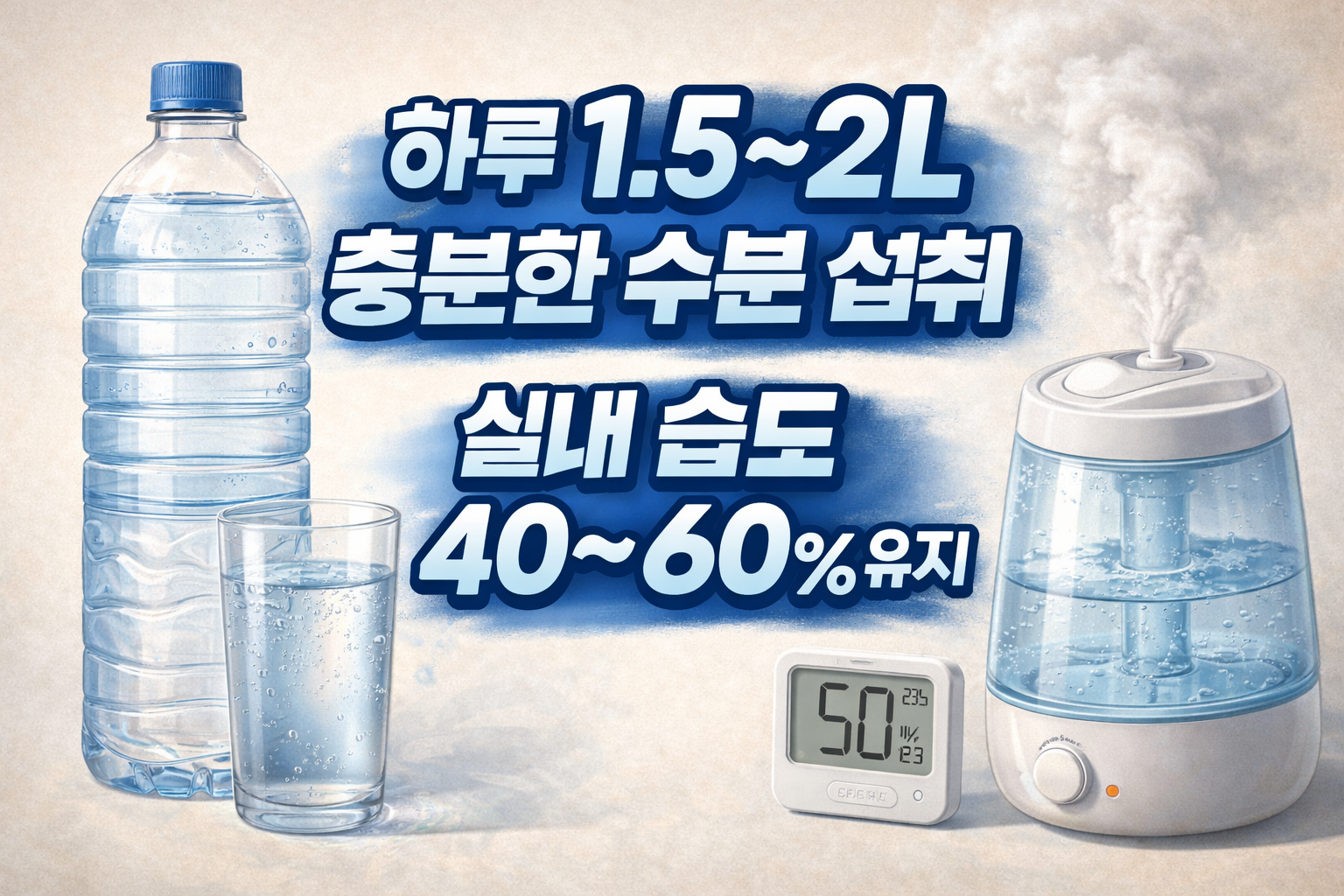 가래를 줄이기 위한 생활 관리법