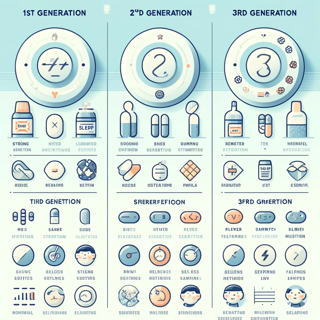 항히스타민제 종류와 세대별 특징: 졸음, 과다복용 주의사항