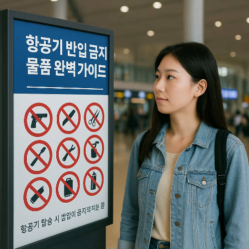 항공기 반입 금지 물품 완벽 가이드
