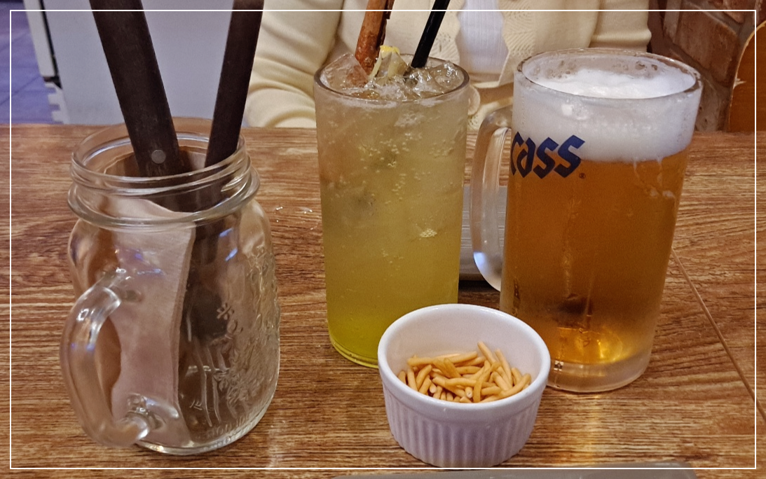 잭-애플-하이볼-생맥주