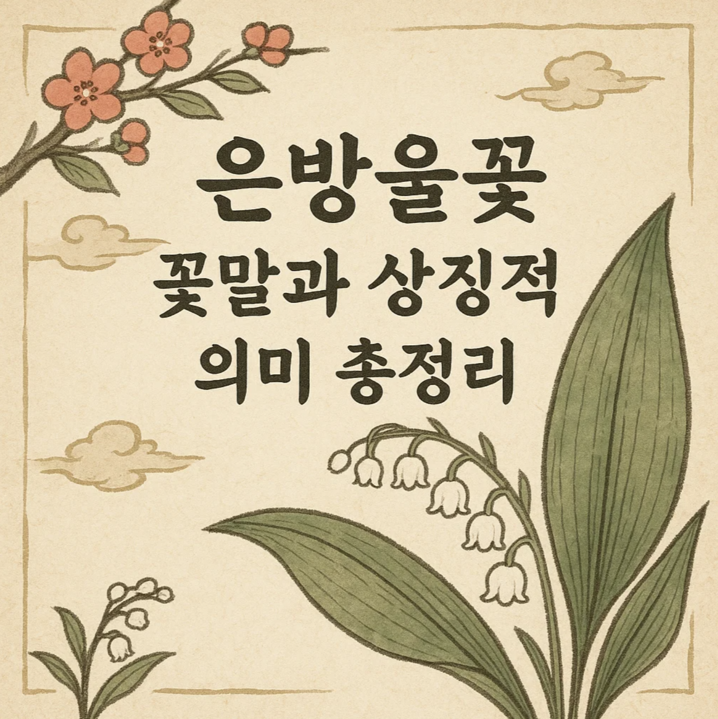 은방울꽃 꽃말과 상징적 의미 총정리