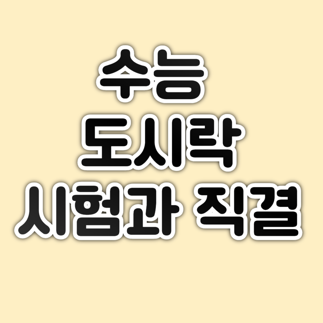 수능 도시락
