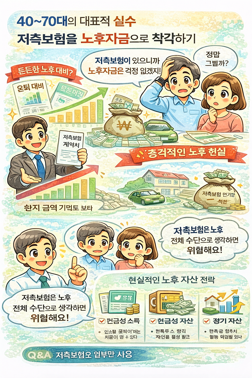 40~70대의 대표적 실수