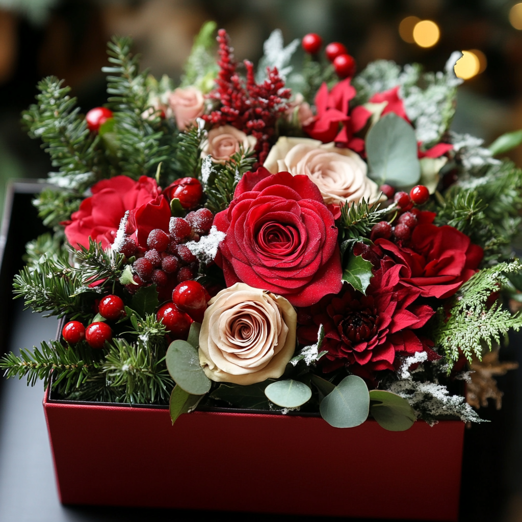 생화와 인공 꽃 비교