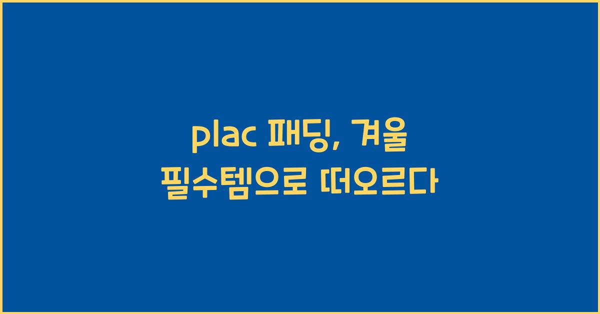 plac 패딩