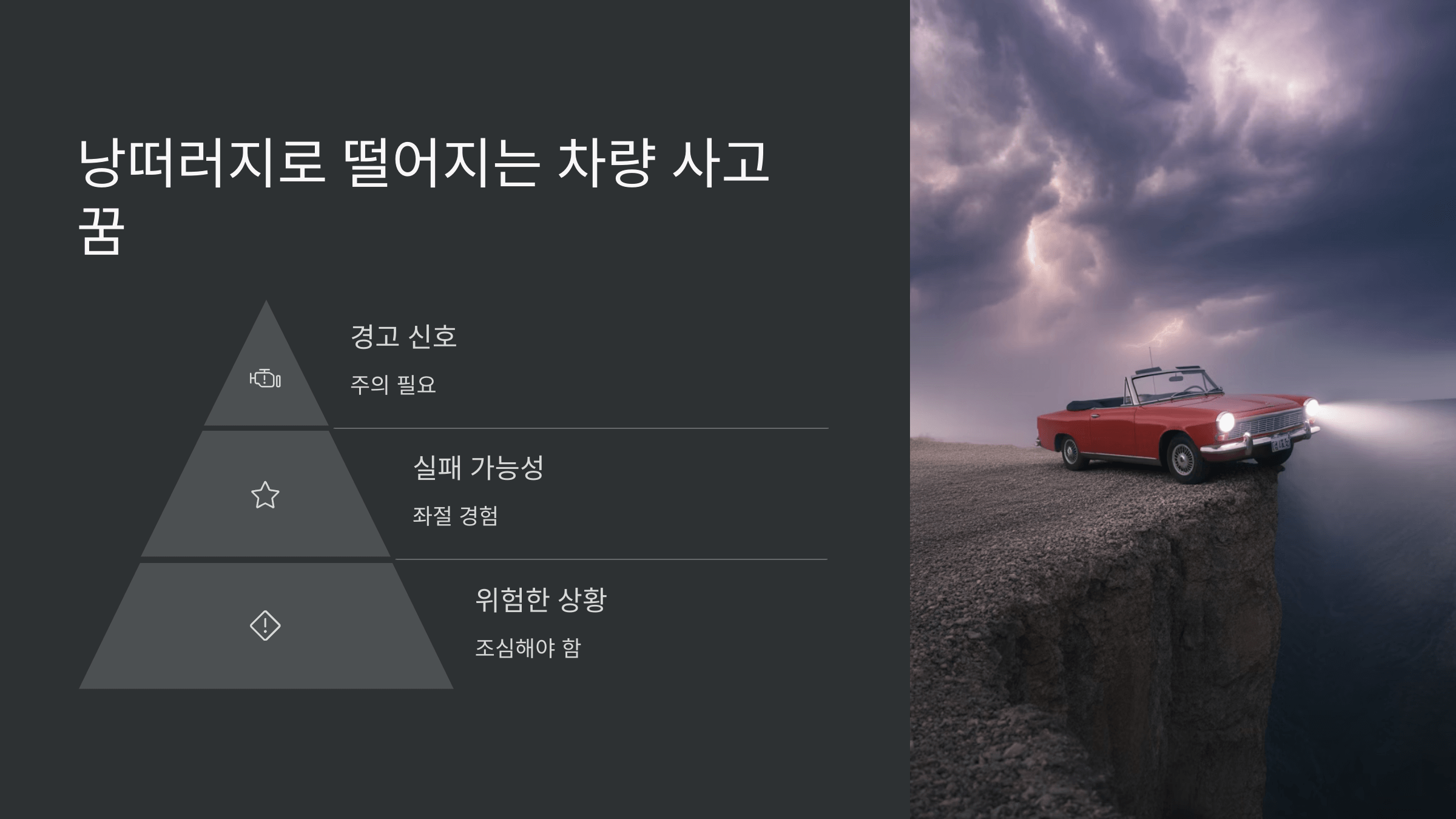 교통사고 사진입니다.