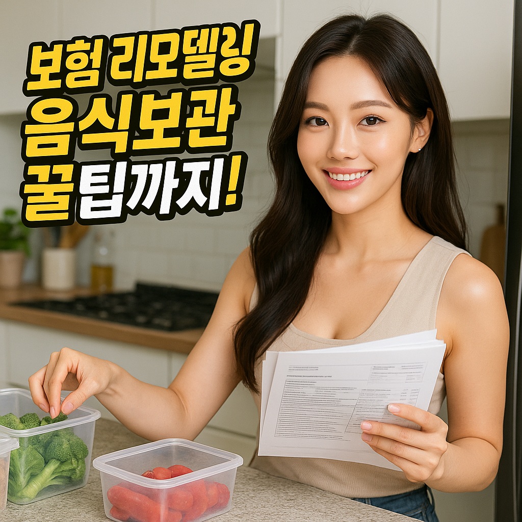 보험 리모델링 꿀팁부터 여름철 음식 보관법까지 총정리