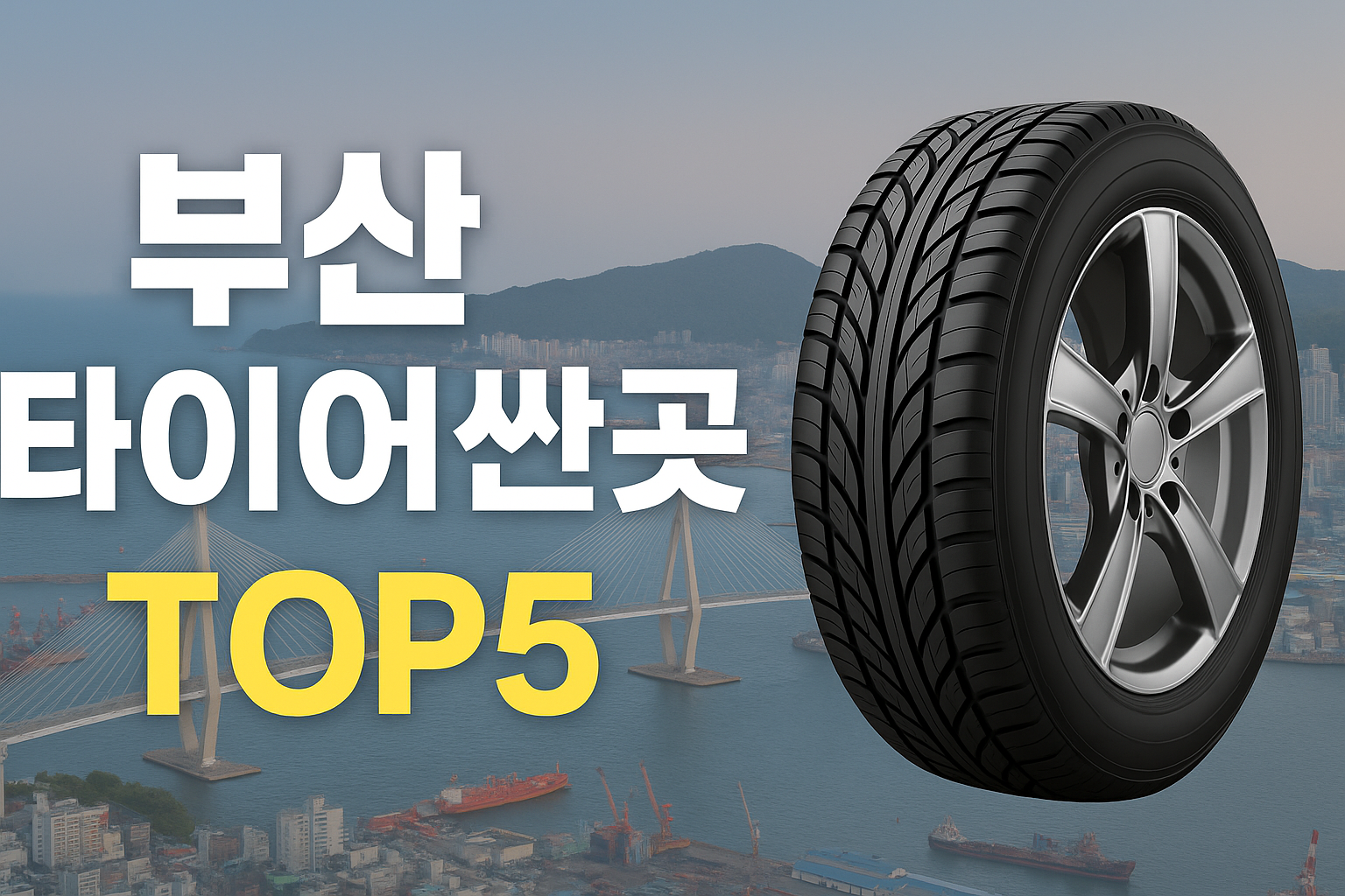 부산타이어싼곳! TOP5 & 구별 인기매장 정리 (2025년 최신)