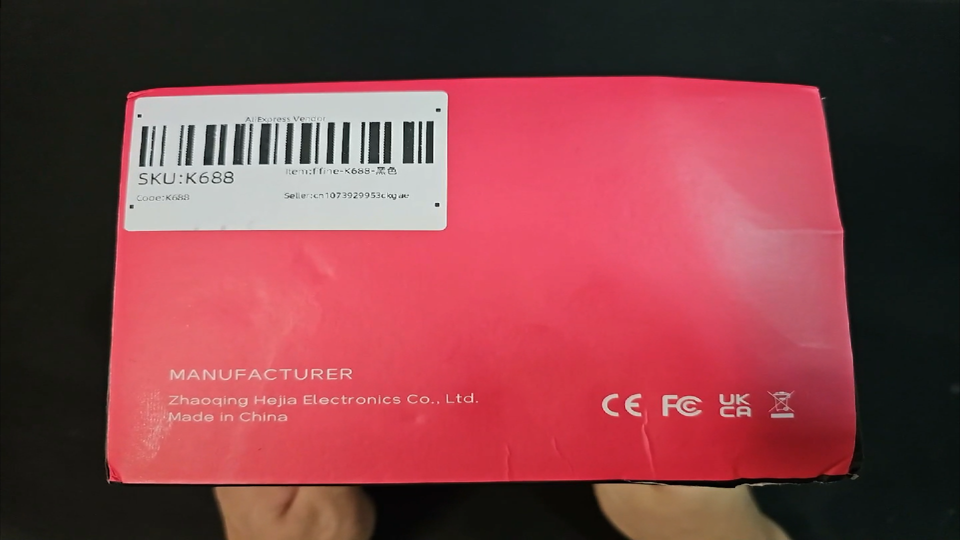 Fifine K688 다이나믹 마이크 개봉기 - 포장상태 4