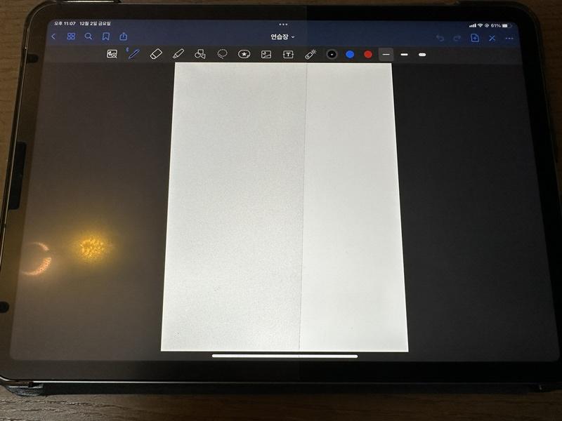 아이패드 프로4세대 종이질감 보호 필름 - 굳노트