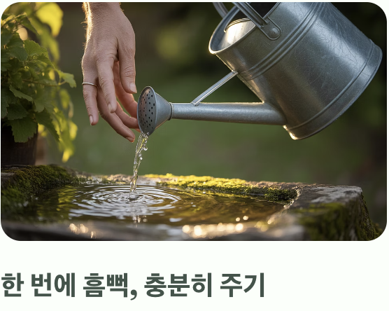'과습'이라는 유일한 적을 피하는 법