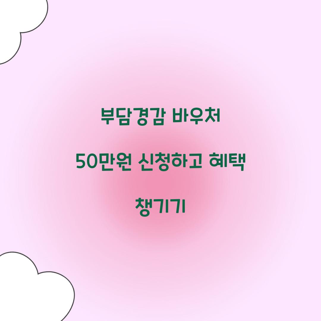 부담경감 바우처