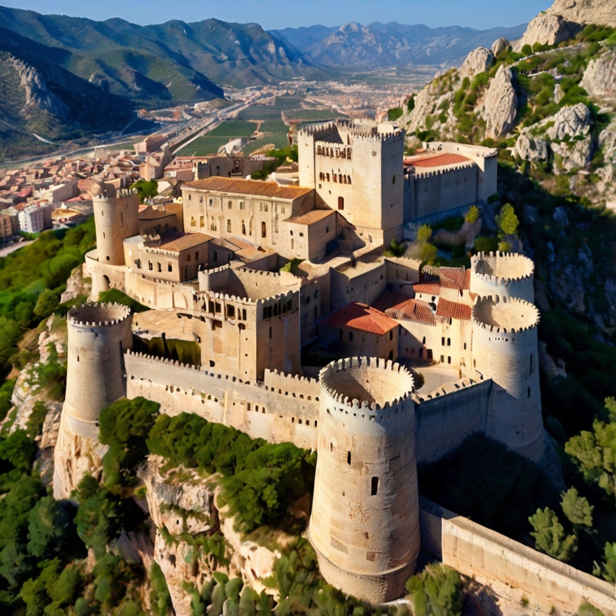 발렌시아 근교 여행지 사티바를 형상화한 이미지