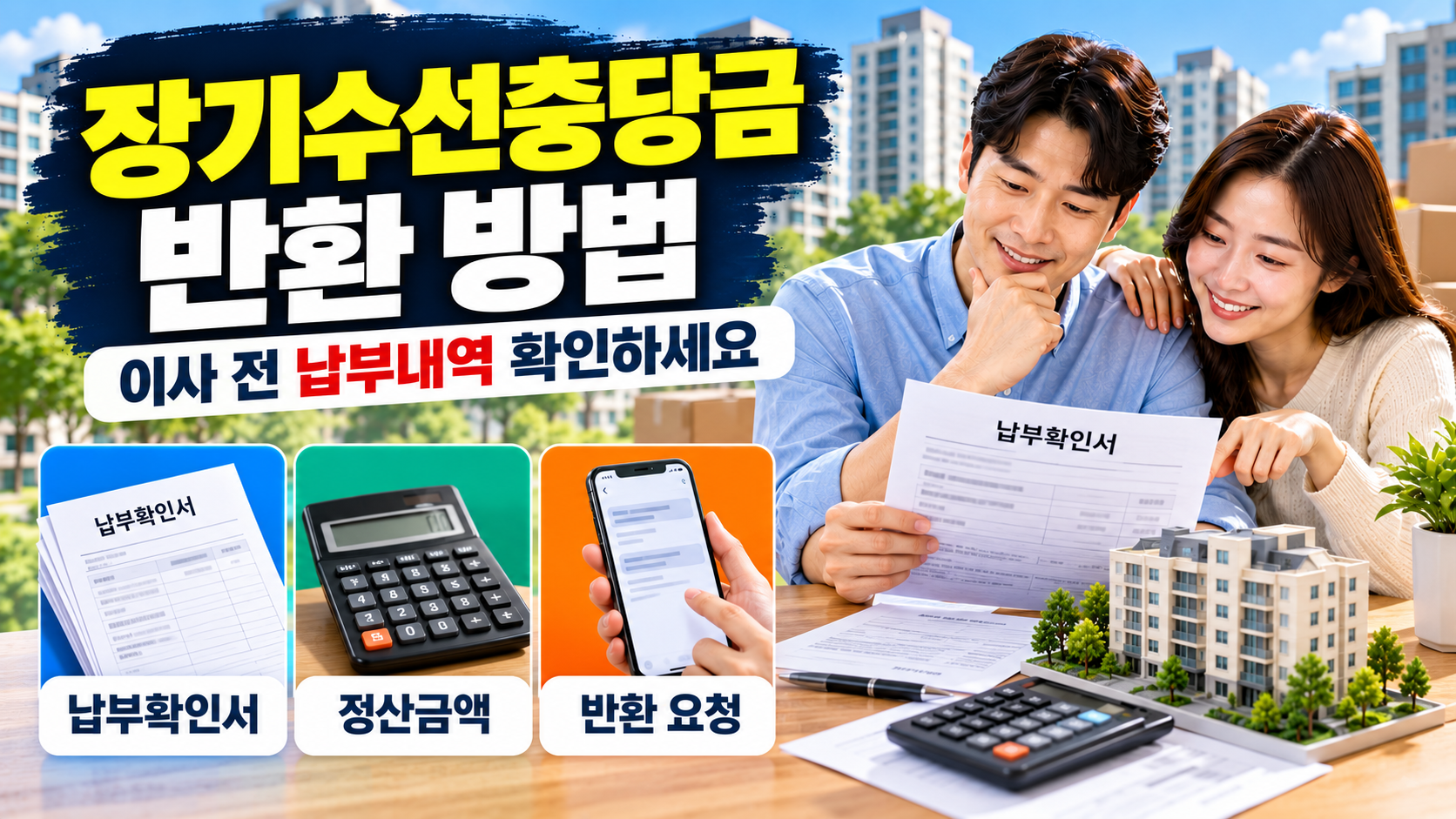 장기수선충당금 반환 방법