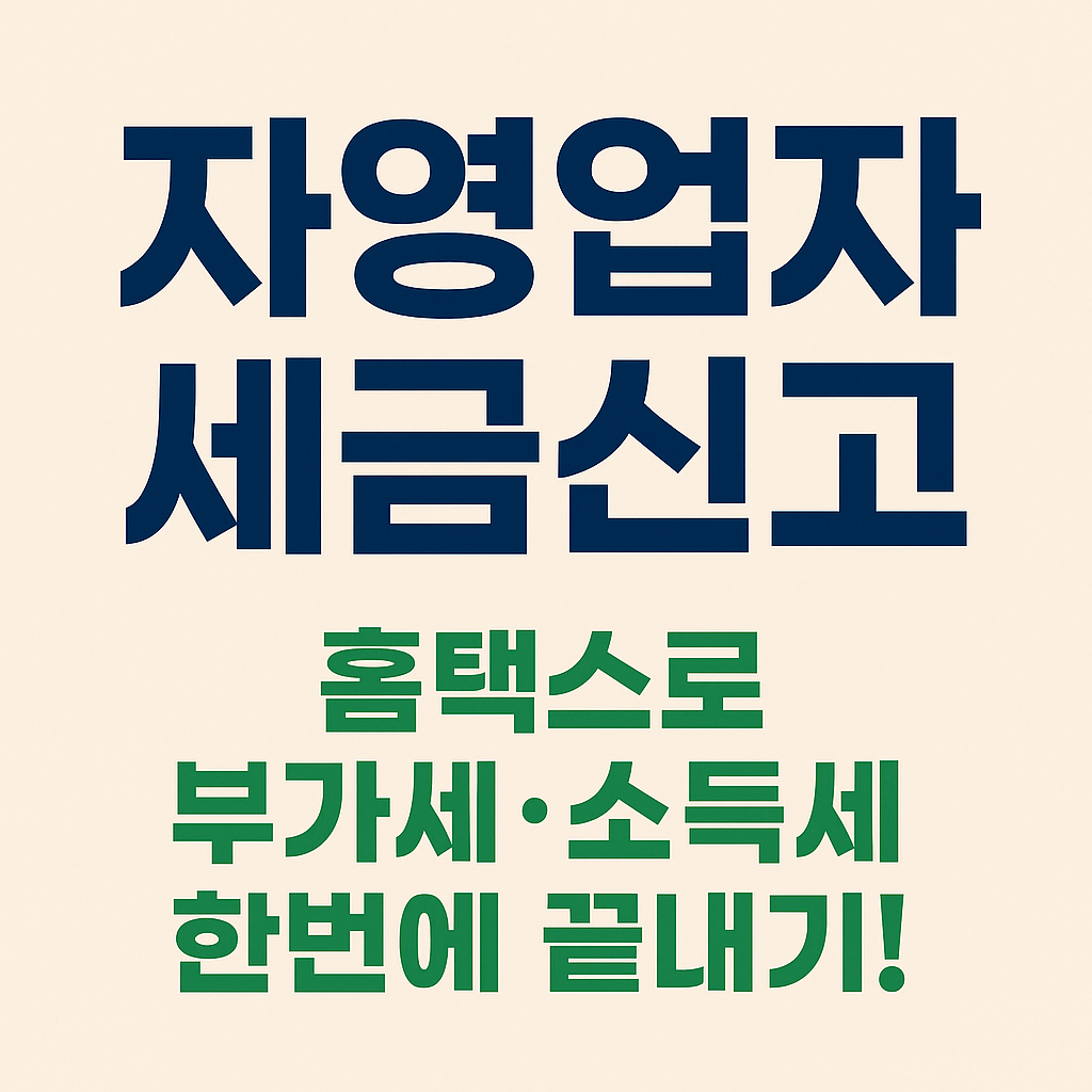 자영업자 세금신고