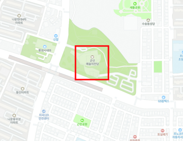 군산예술의전당 위치