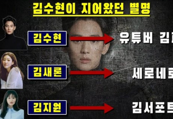 김수현과 故 김새론에게 보낸 편지