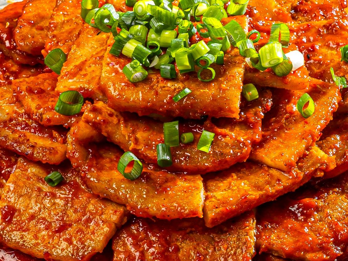 먹음직스러운 생방송투데이 고추장삼겹살