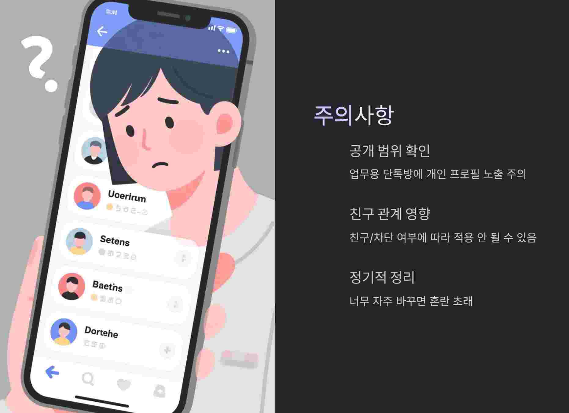 주의사항