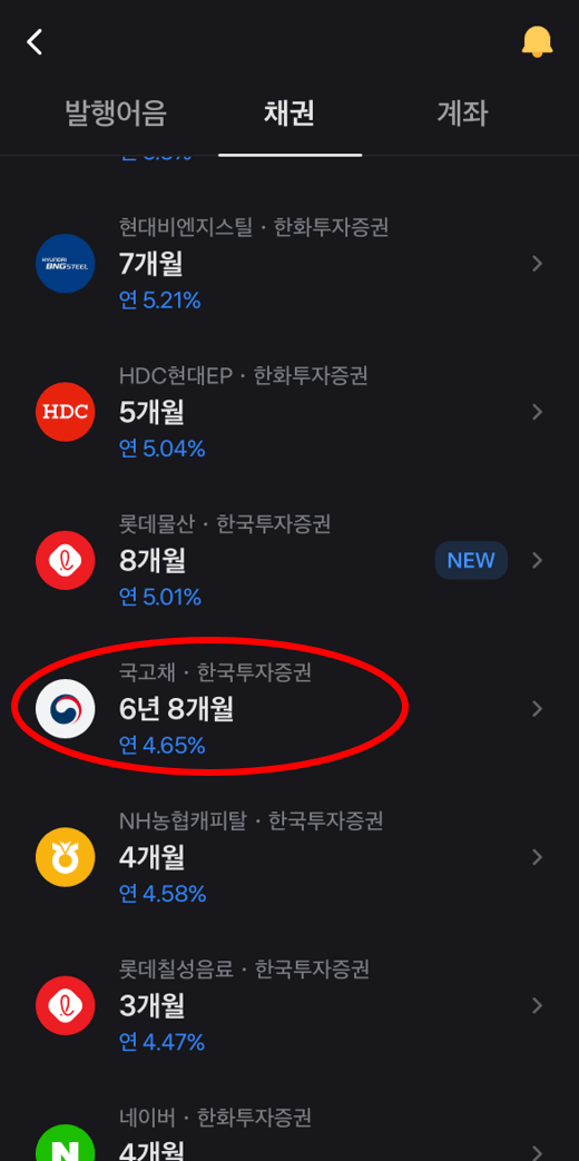 국채 매입방법