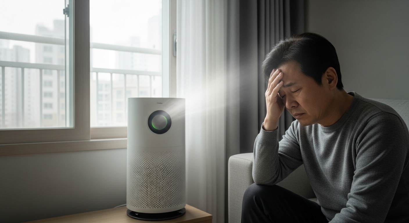 미세먼지 심한 날 머리가 아픈 이유