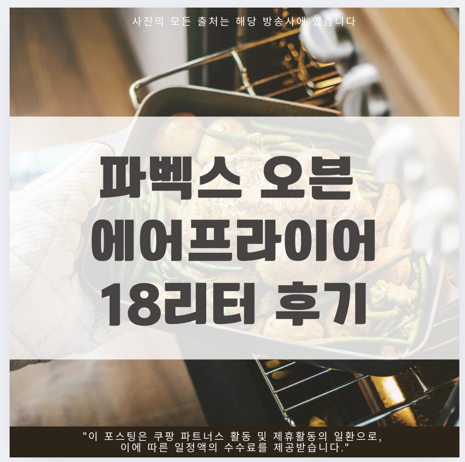 파벡스 오븐 에어프라이어 18리터 후기