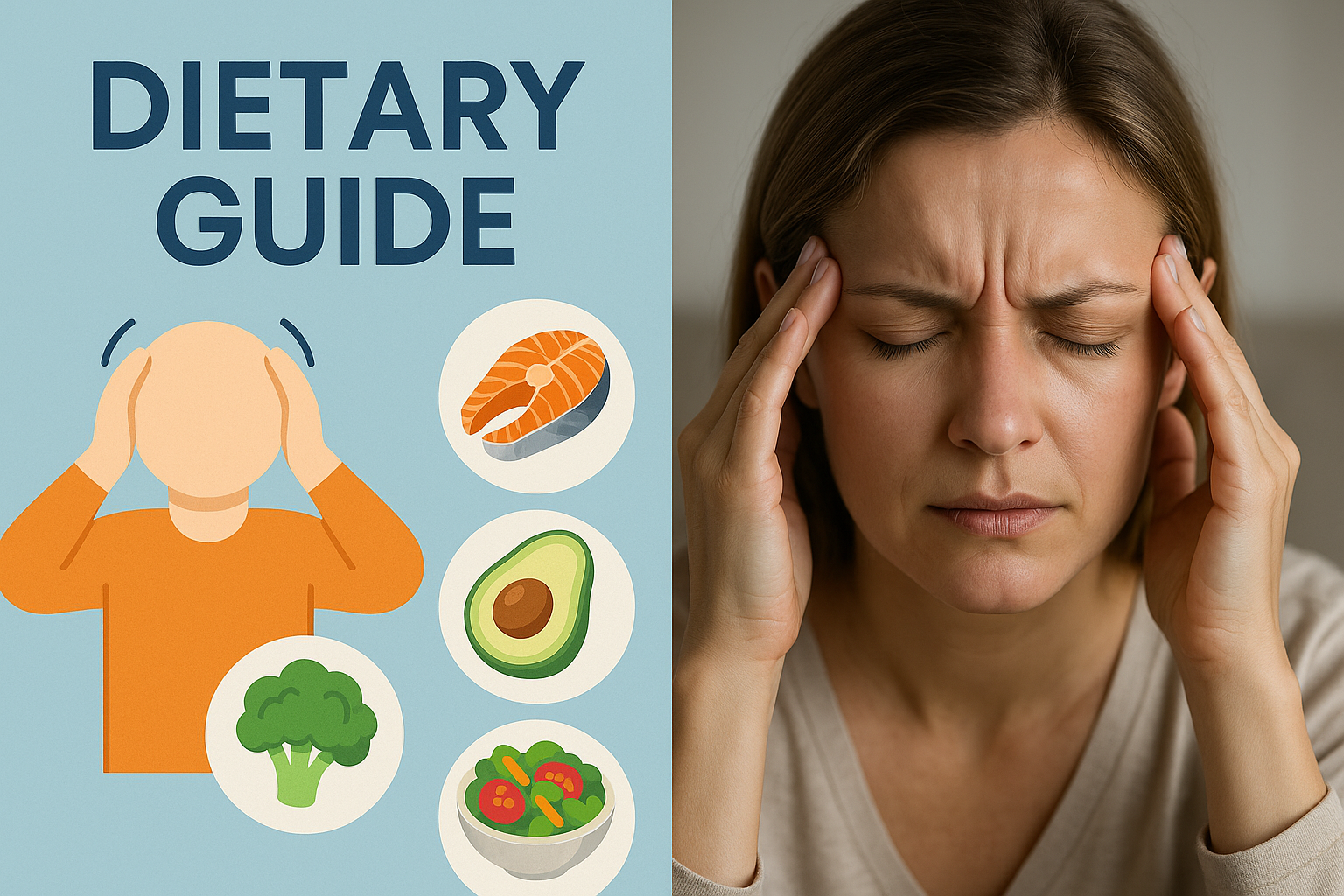 두통 자주 겪는 사람을 위한 식습관 가이드