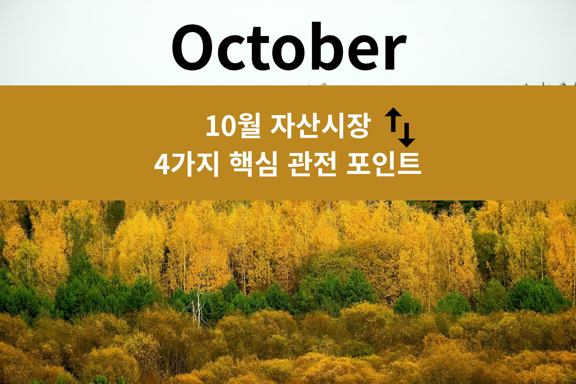 10월 주식·부동산 시장, 확인할 4가지