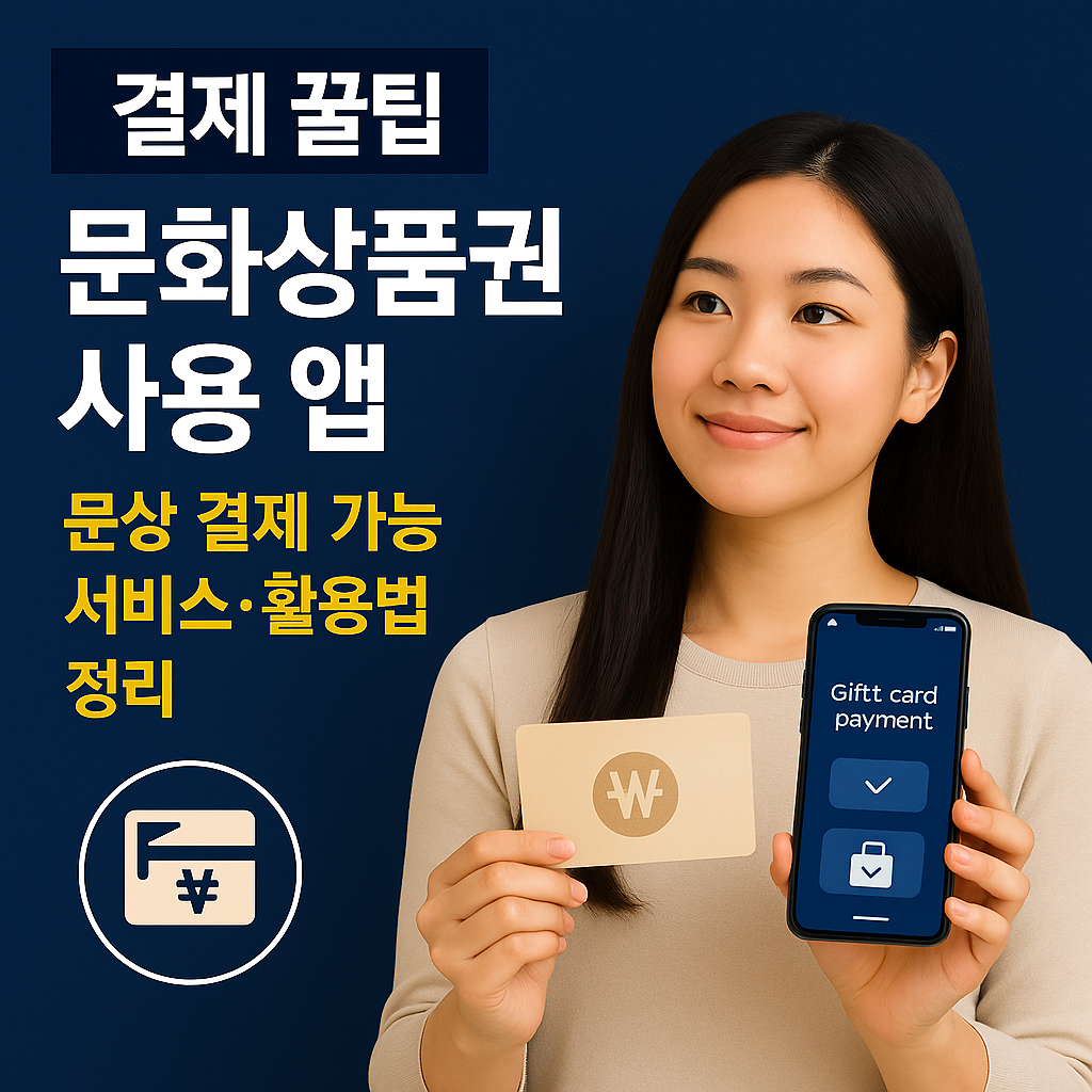 [결제 꿀팁] 문화상품권 사용 앱 ｜ 문상 결제 가능 서비스·활용법 정리